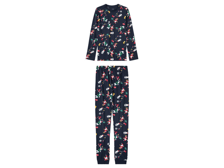 E-shop pepperts!® Chlapčenské vianočné pyžamo (146/152, navy modrá)