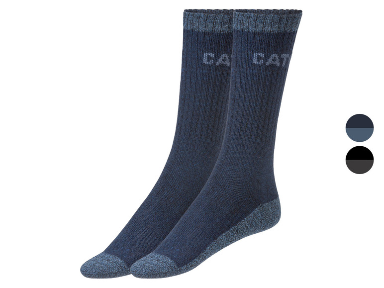 Dve páry modrých ponožiek CAT.