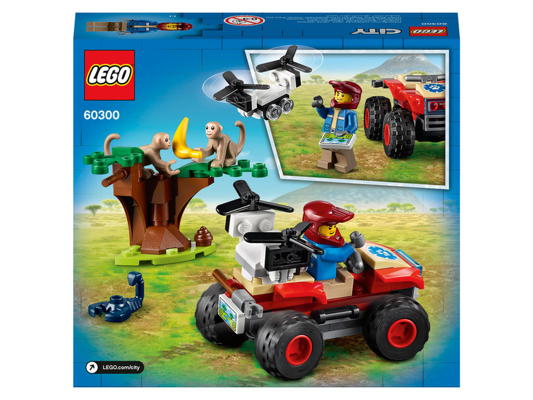 Prejsť na zobrazenie na celú obrazovku: LEGO® City 60300 Záchranárska štvorkolka v divočine – obrázok 3