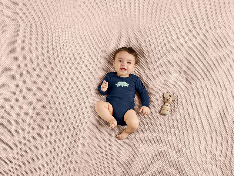 Prejsť na zobrazenie na celú obrazovku: lupilu® Chlapčenské body pre bábätká s dlhým rukávom BIO, 5 kusov – obrázok 10