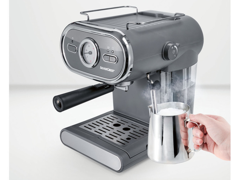 Prejsť na zobrazenie na celú obrazovku: SILVERCREST® KITCHEN TOOLS Espresso kávovar SEM 1100 D3, antracitová – obrázok 6