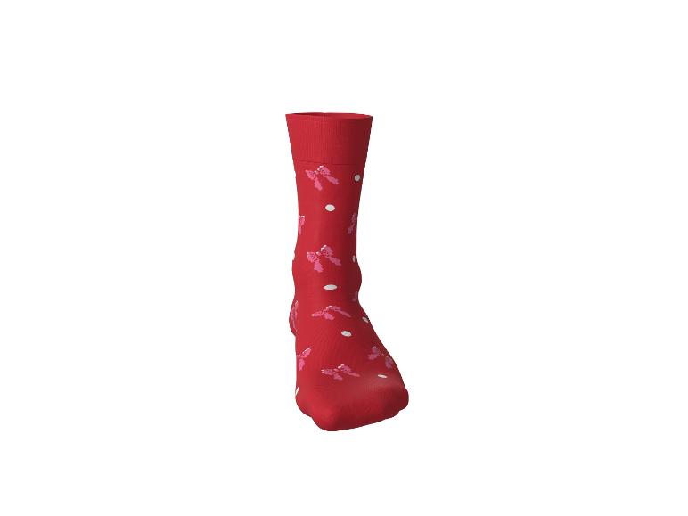 esmara® Dámske/pánske ponožky, 2 páry (pery/mašle, 35/38)