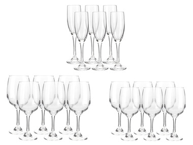 LIVARNO home Poháre na víno/sekt, 6 kusov