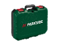 Zelená Parkside náradie s rukoväťou.