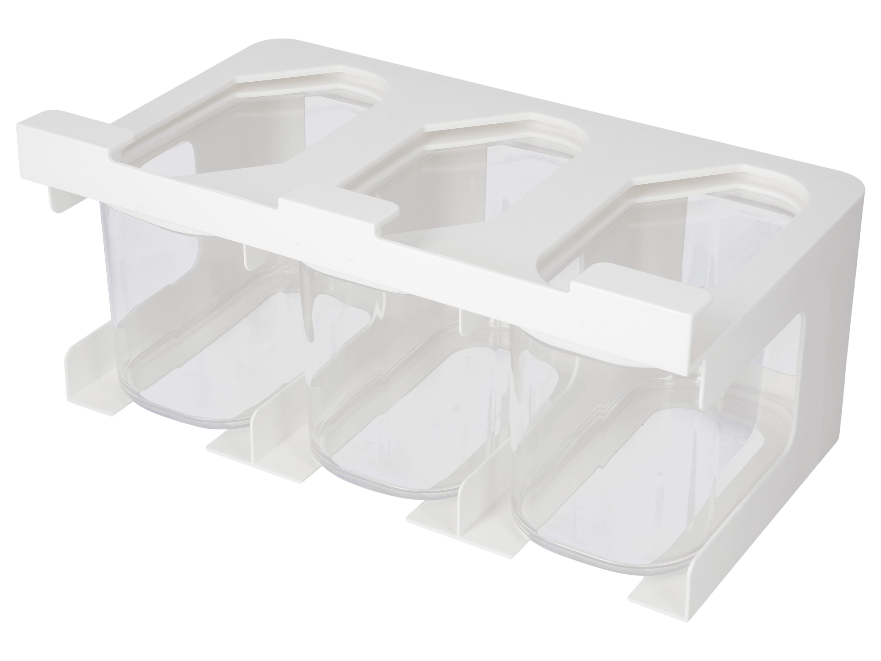 SILVERCREST® Súprava dóz s držiakom (organizér pod poličku, nízky)