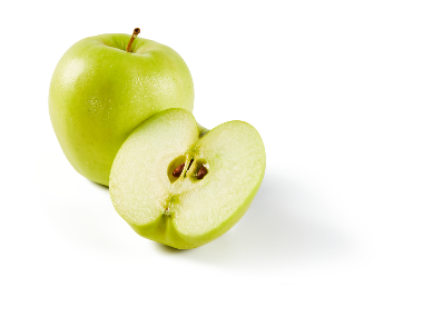 Zelené jablká Golden Delicious