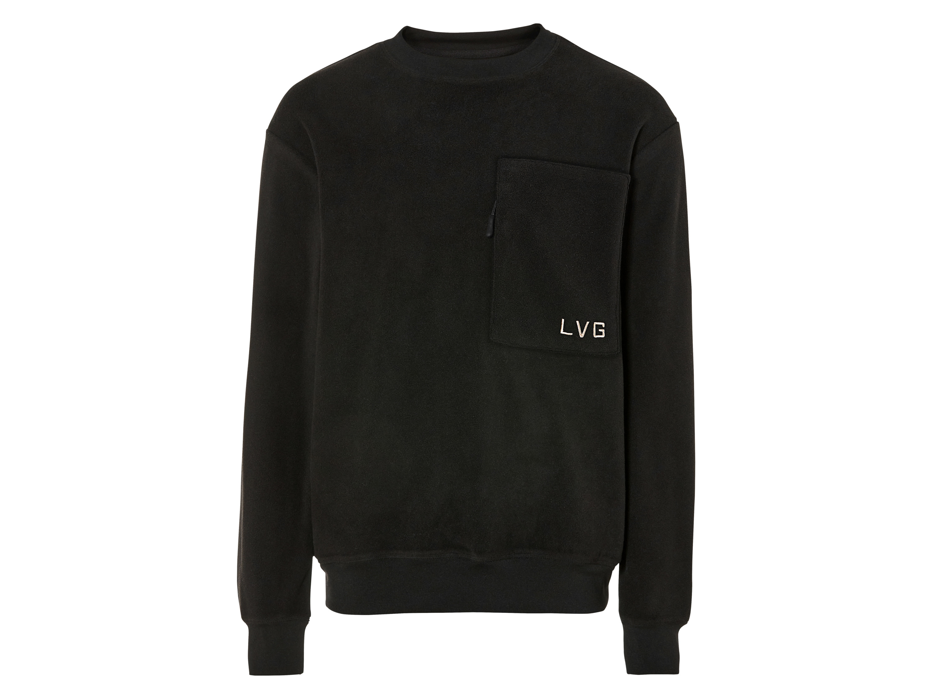 LIVERGY® Pánska flísová mikina (S (44/46), čierna)