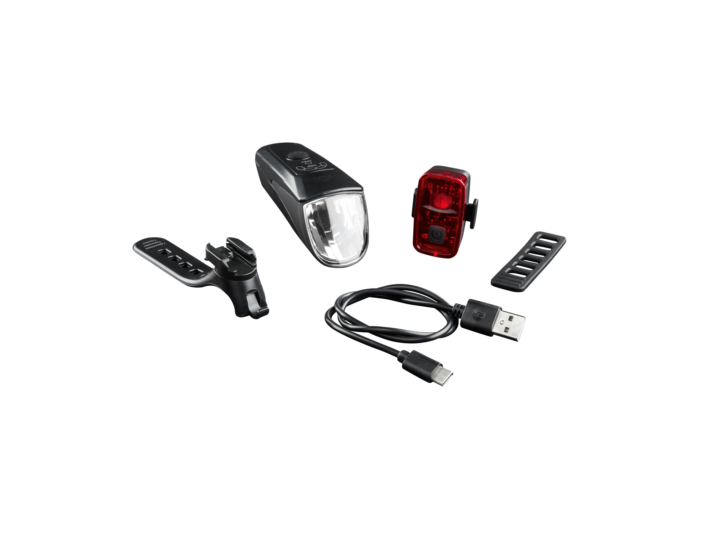 CRIVIT Súprava LED svetiel na bicykel, 2-dielna