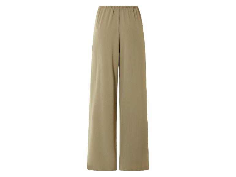 esmara® Dámske wide-leg nohavice (kaki, S (36/38))