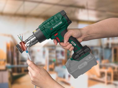 PARKSIDE® Aku teplovzdušná pištoľ 20 V PHLGA 20-Li B1 – bez akumulátora