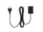 Čierny napájací kábel so zástrčkou a adaptérom I-TRONIC.
