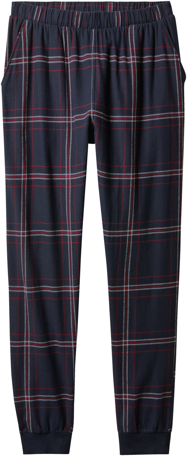 esmara® Dámske flanelové pyžamové nohavice (navy modrá, M (40/42))