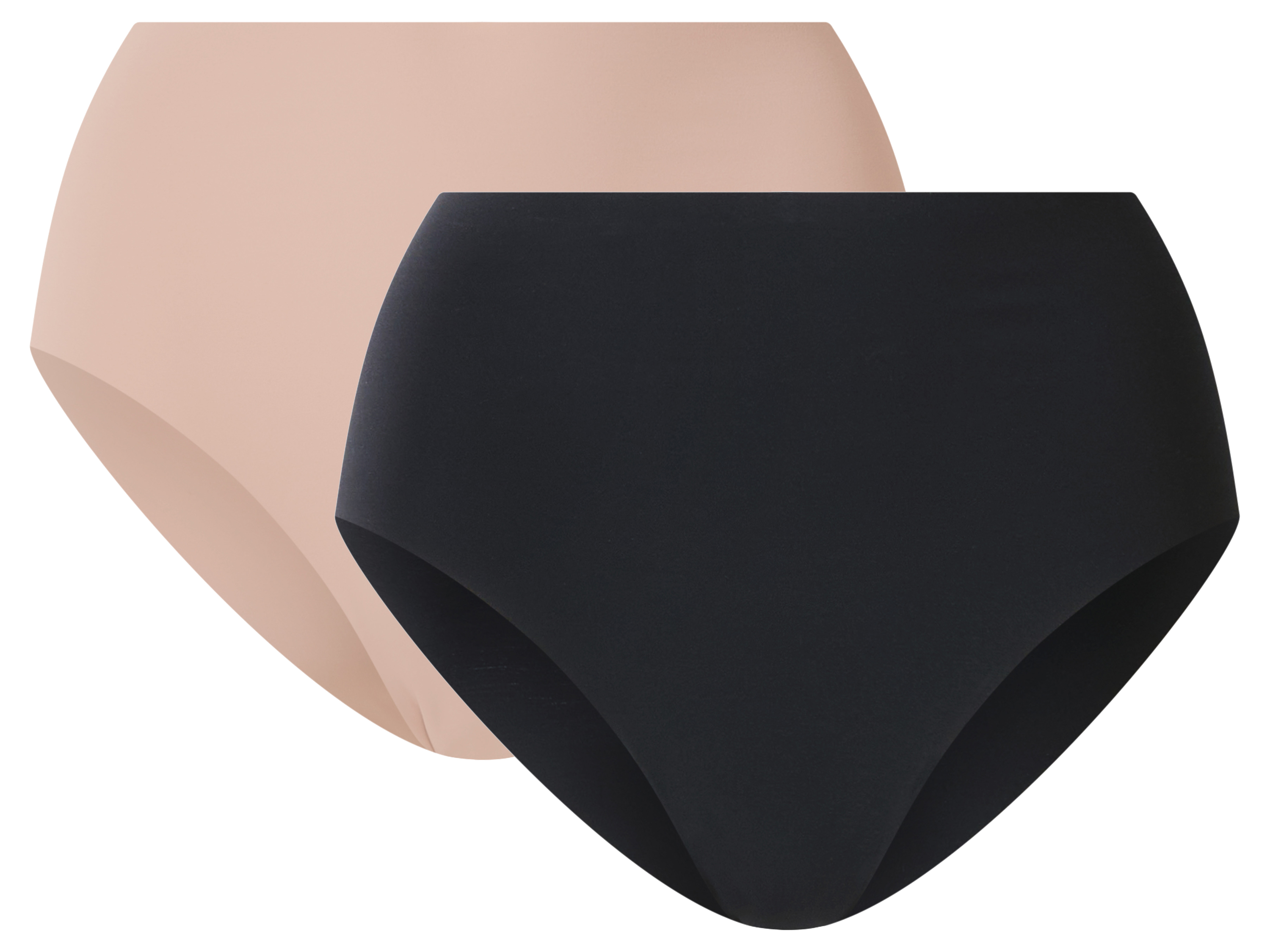 esmara® Dámske tvarovacie nohavičky, 2 kusy (čierna/béžová, XS (32/34))