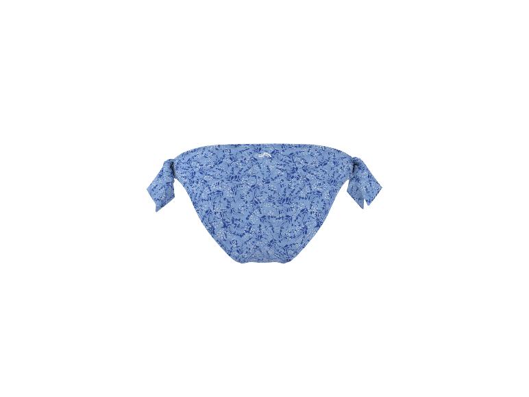 Modré kvetinové bikiny so zaväzovaním na bokoch
