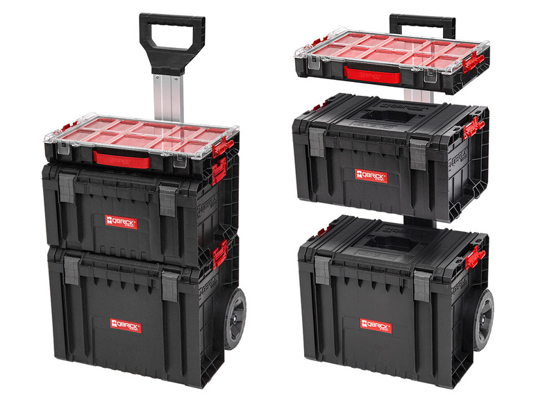 Prejsť na zobrazenie na celú obrazovku: Qbrick System Vozík na náradie PRO Organizer 100 + RRO Toolbox + PRO Cart – obrázok 4