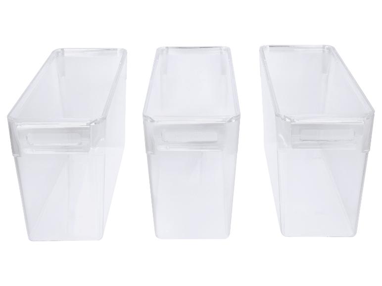 SILVERCREST® Organizéry s vekom do chladničky, M, 3 kusy