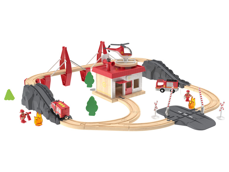 Prejsť na zobrazenie na celú obrazovku: Playtive Železničná súprava hasiči/sedliacky dvor – obrázok 1