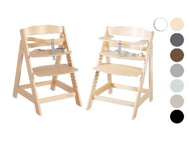 roba Detská drevená vysoká jedálenská stolička Sit Up