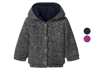 lupilu® Detský sveter pre bábätká s plyšovou podšívkou