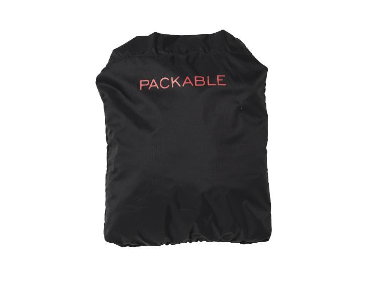Čierna skladacia batoh od Packable.