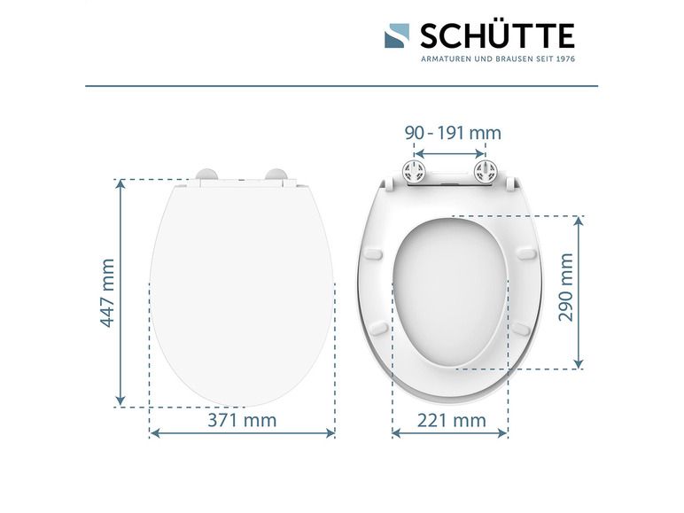 Prejsť na zobrazenie na celú obrazovku: Schütte Duroplastová WC doska s nočným osvetlením – obrázok 6