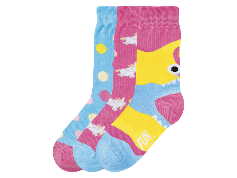 Prejsť na zobrazenie na celú obrazovku: Fun Socks Detské ponožky, 3 páry – obrázok 2