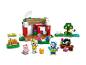 Súprava LEGO Animal Crossing s domom, postavičkami a šijacími doplnkami.