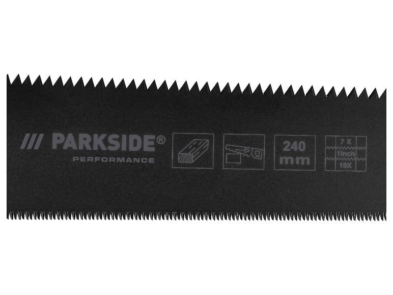 Pílový list s dĺžkou 240 mm, 7 zubov na palec, na drevo a plast