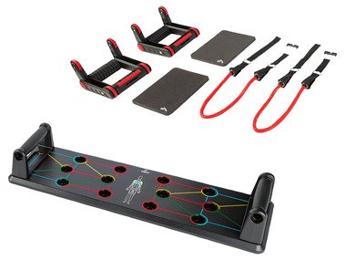 CRIVIT Doska na cvičenie/Fitnes súprava 3 v 1