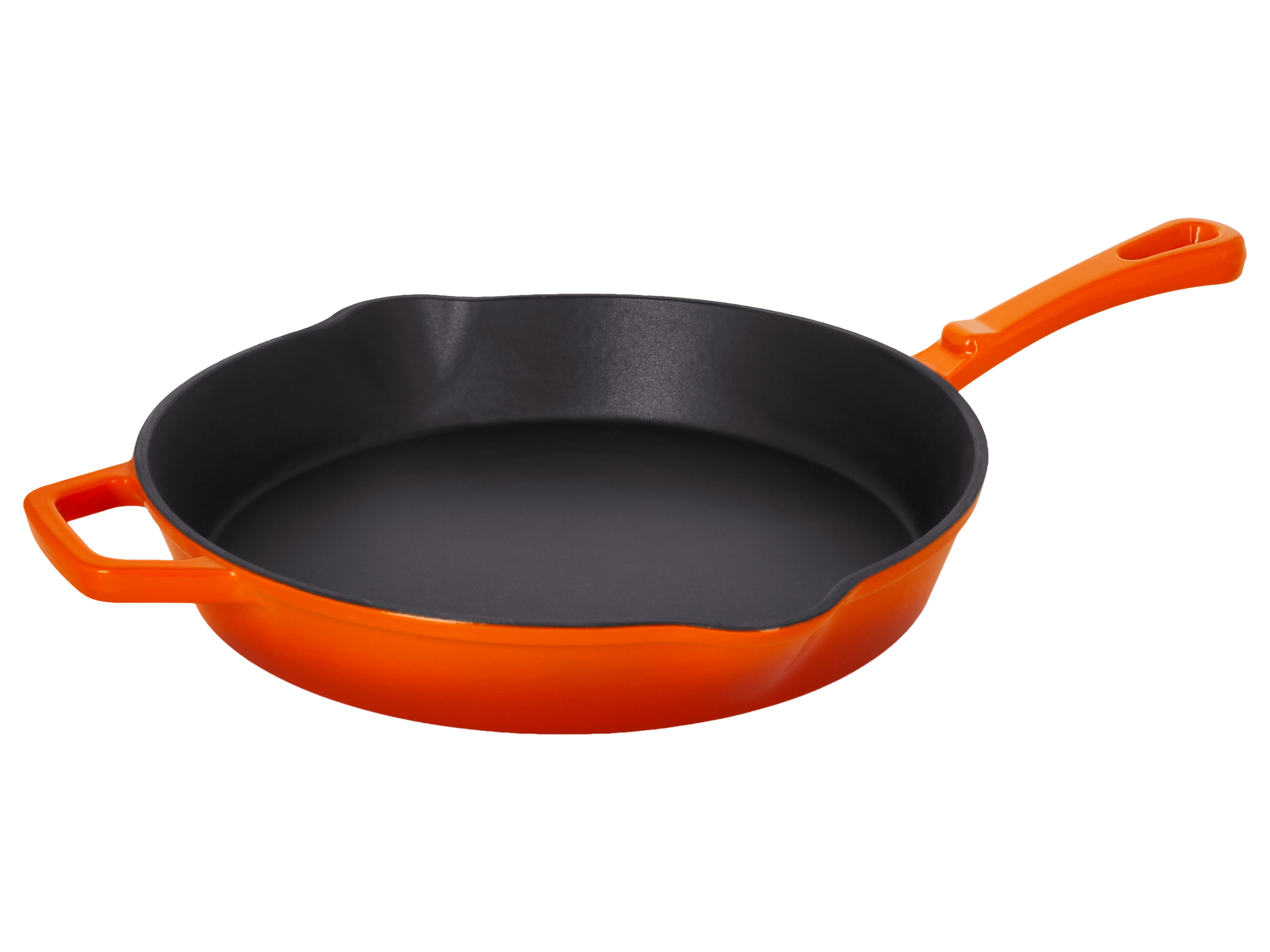 SILVERCREST® Liatinová panvica Premium, 30 cm (oranžová)
