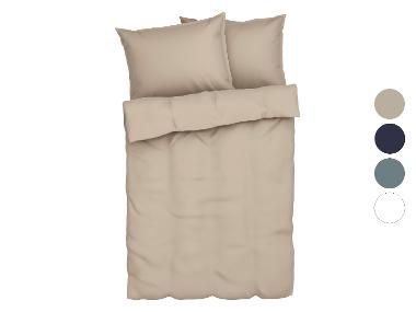 LIVARNO home Posteľná bielizeň z bavlneného saténu, 240 x 220 cm