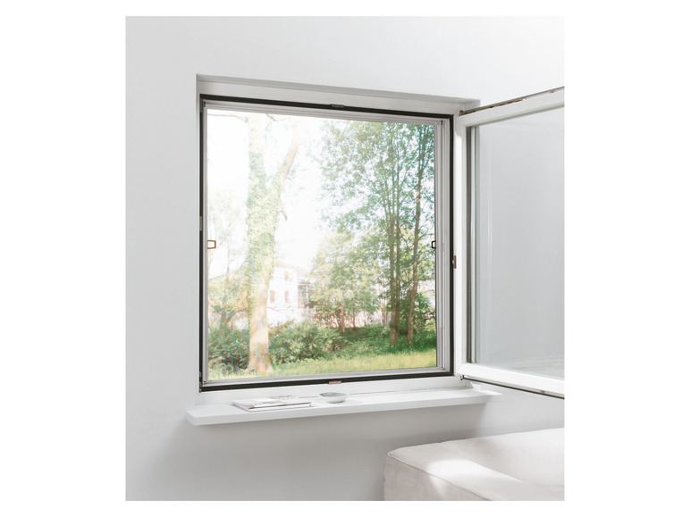 Prejsť na zobrazenie na celú obrazovku: Livarno Home Hliníková teleskopická ochrana proti hmyzu na okno, 120 x 140 cm – obrázok 3