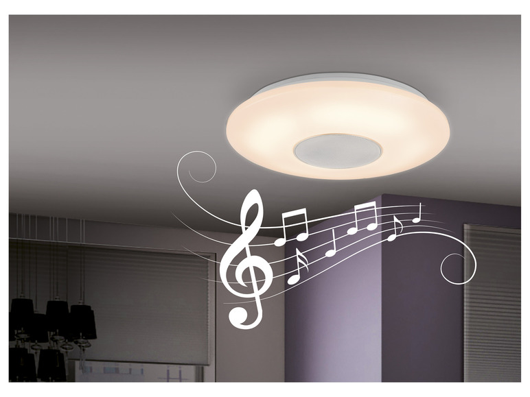 Prejsť na zobrazenie na celú obrazovku: LIVARNO home Stropné LED svietidlo s Bluetooth® reproduktorom – obrázok 3