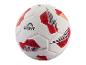 Futbalová lopta Crivit, červeno-biela.