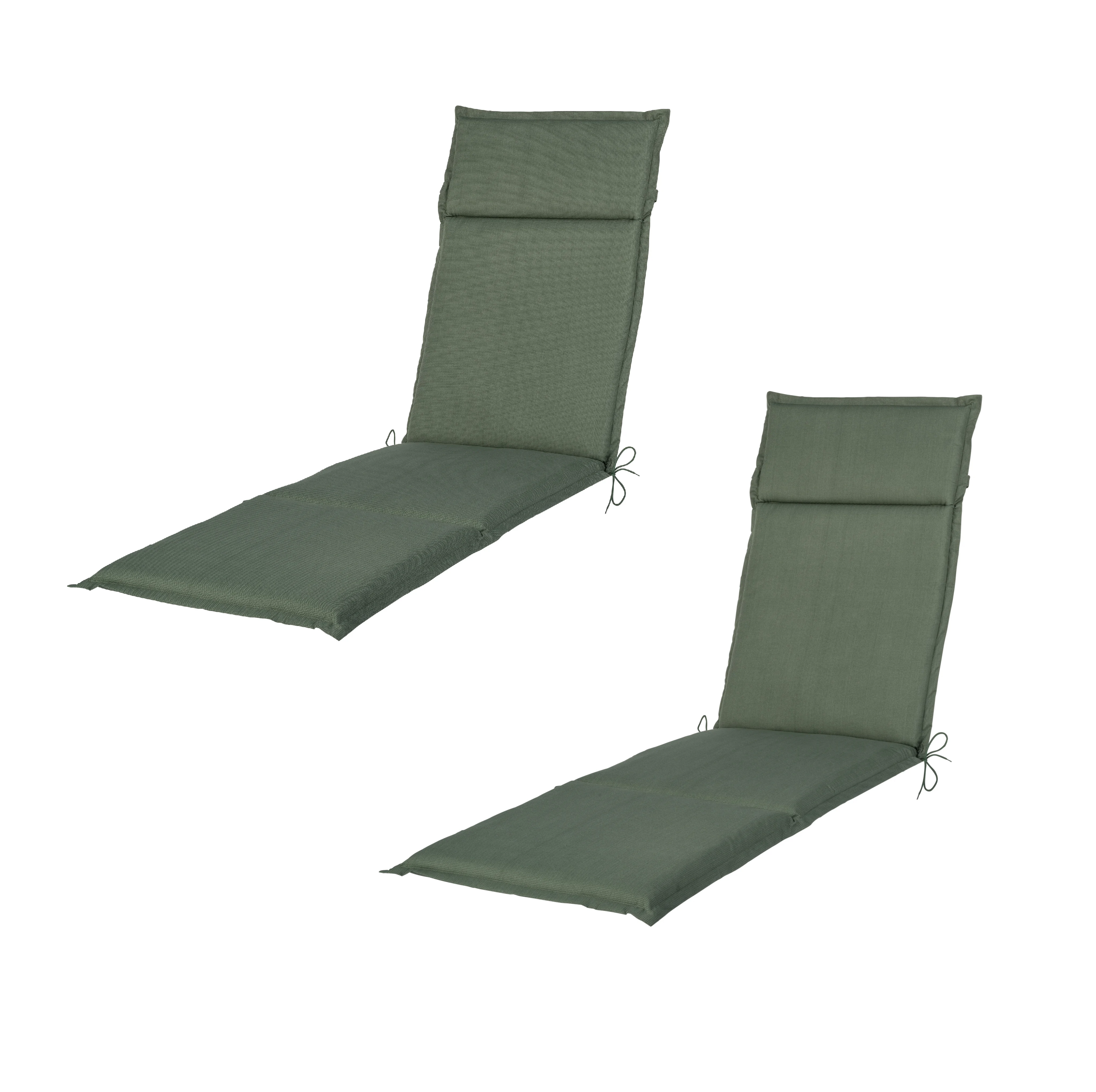 LIVARNO® Podsedák na kreslo Houston, zelená, 2 kusy