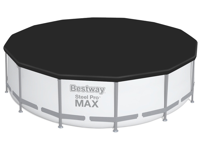 Prejsť na zobrazenie na celú obrazovku: Bestway Bazén s oceľovým rámom Steel ProMAX™ s filtračním zariadením a schodíkmi, Ø 396 x 122 cm – obrázok 3