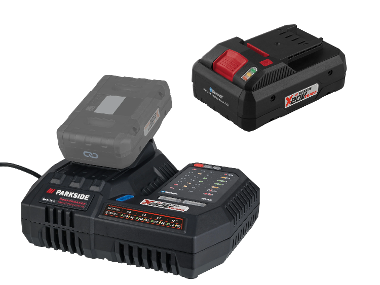 PARKSIDE PERFORMANCE® Smart akumulátor 20 V/4 Ah + Smart nabíjačka akumulátora 20 V/12 A