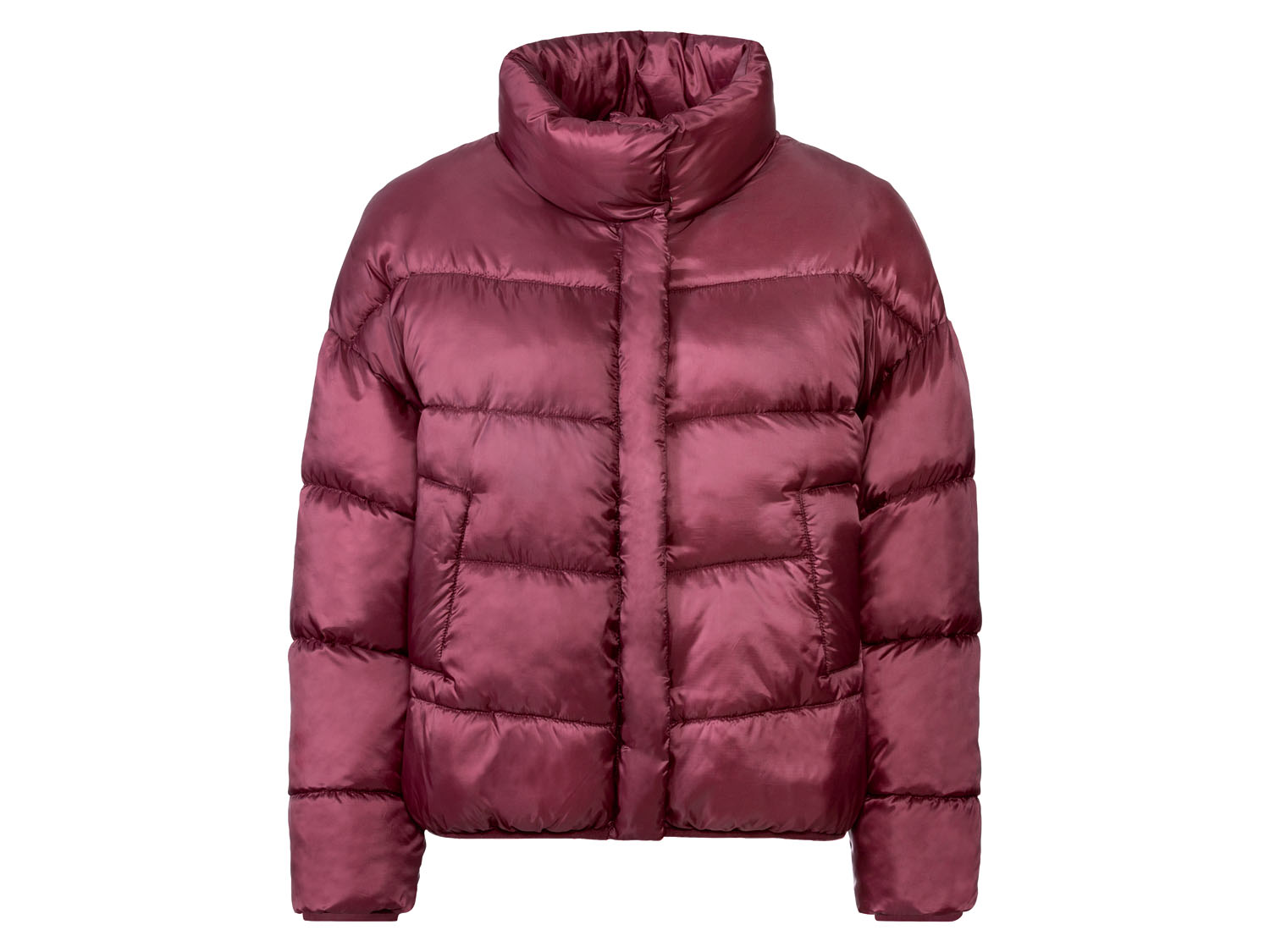 esmara® Dámska prešívaná bunda (bordová, M (40/42))