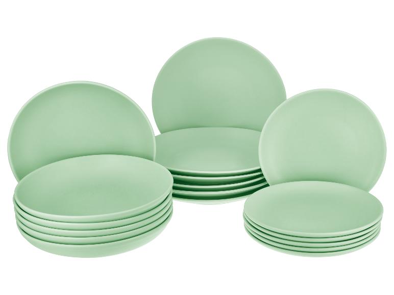 SILVERCREST® Súprava kuchynského riadu, 18-dielna, mentolová