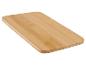 Obdĺžniková bambusová doska na krájanie.