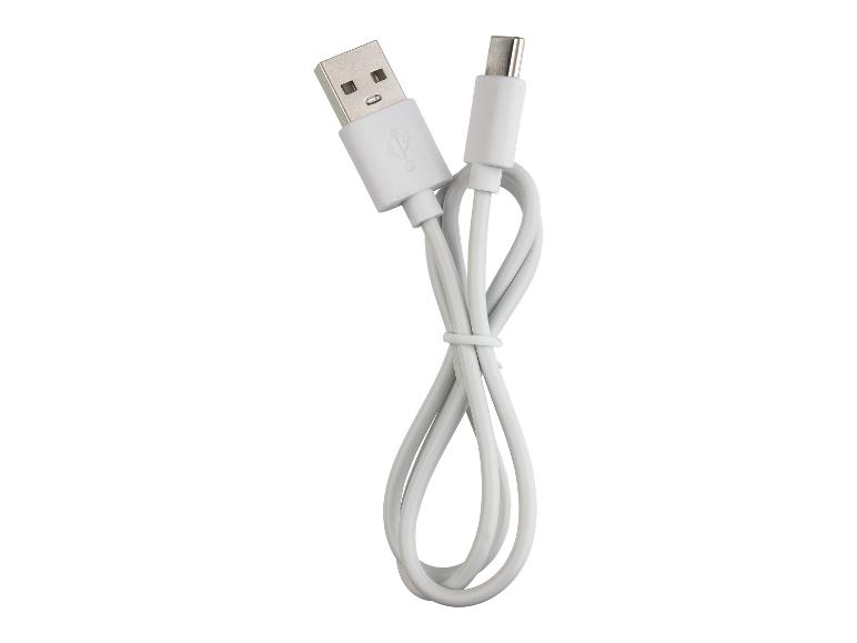 Biely USB-C na USB kábel.