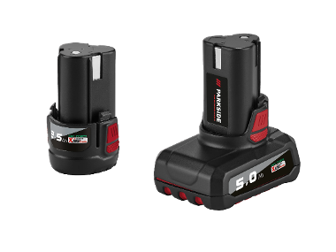 PARKSIDE PERFORMANCE® Akumulátor 12 V/2,5 Ah PAPK 12 2.5 B1 + Akumulátor 12 V/5 Ah PAPK 12 5.0 B2