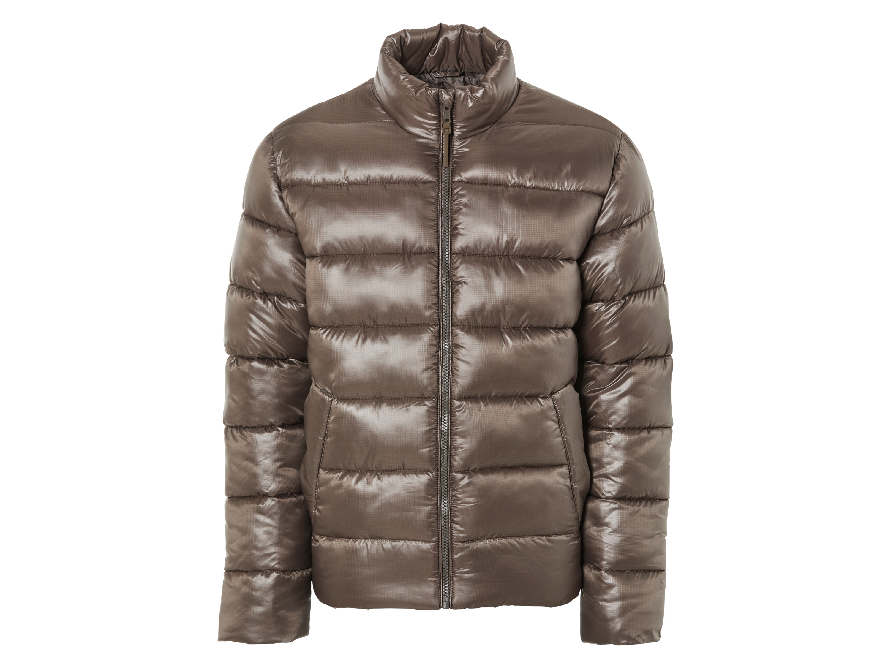 LIVERGY® Pánska prešívaná bunda (S (44/46), hnedá)