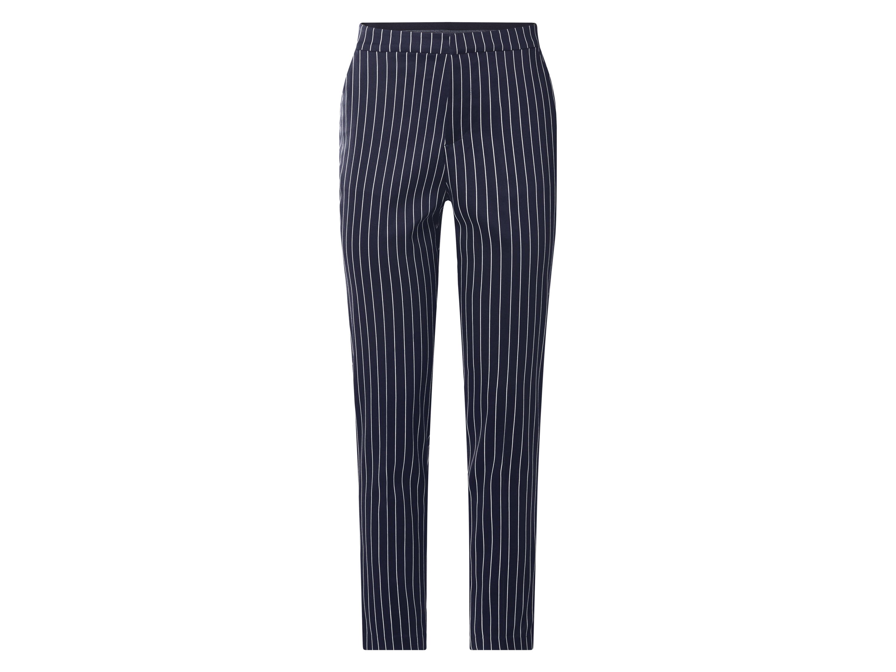esmara® Dámske nohavice (pruhy/navy modrá, 36)