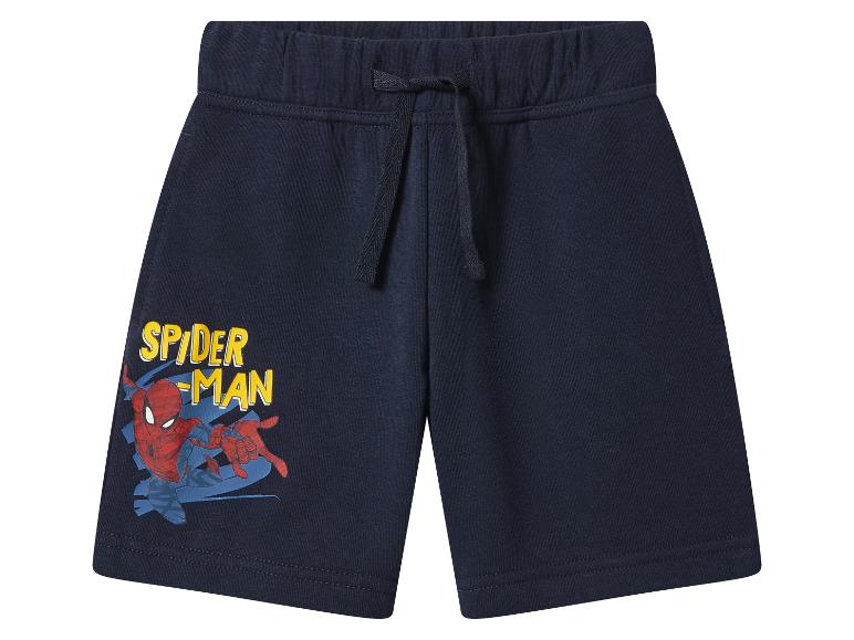 Detské teplákové šortky, 2 kusy (Spider-Man, 122/128)