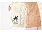 Biela bunda U.S. Grand Polo Equipment & Apparel s logom koňa.