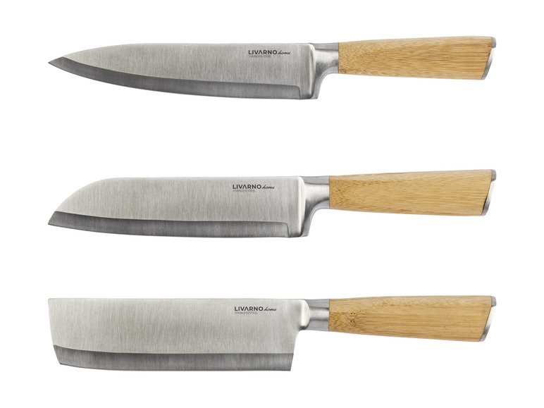 LIVARNO home Kuchynský nôž/Nôž Santoku/Sekací nôž