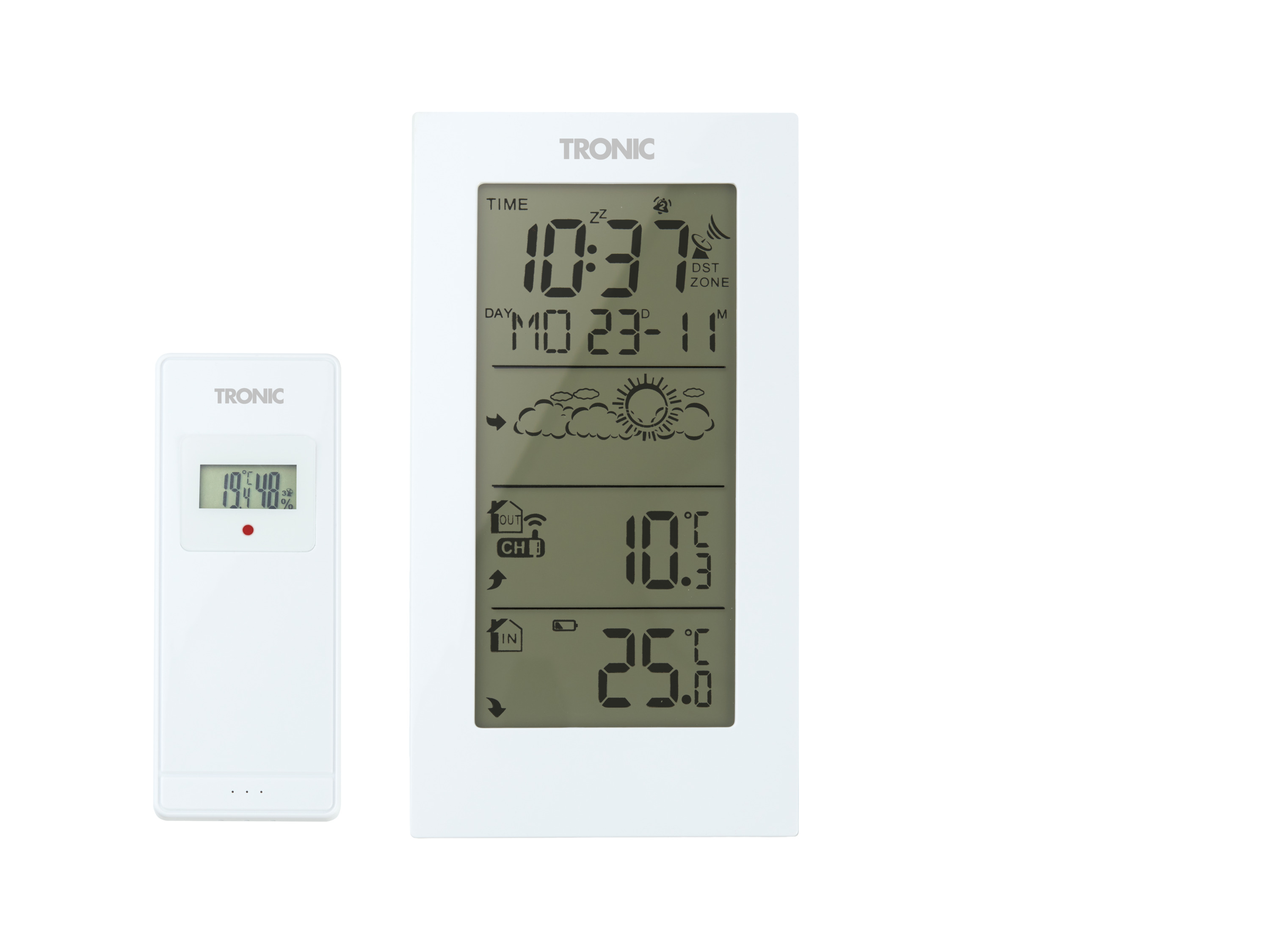 TRONIC® Meteostanica (biela)