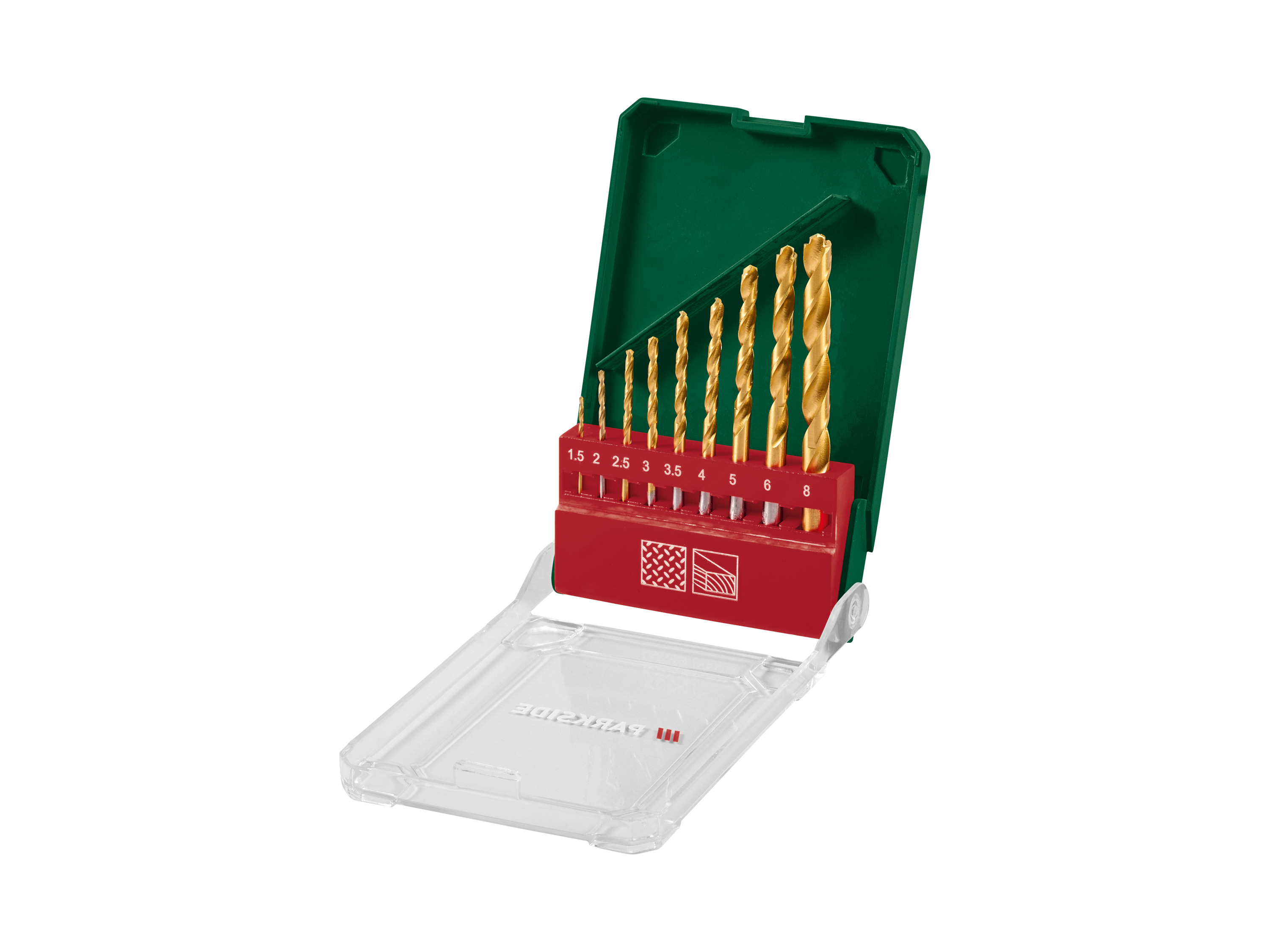 PARKSIDE® Súprava vrtákov (súprava HSS vrtákov, 9-dielna)