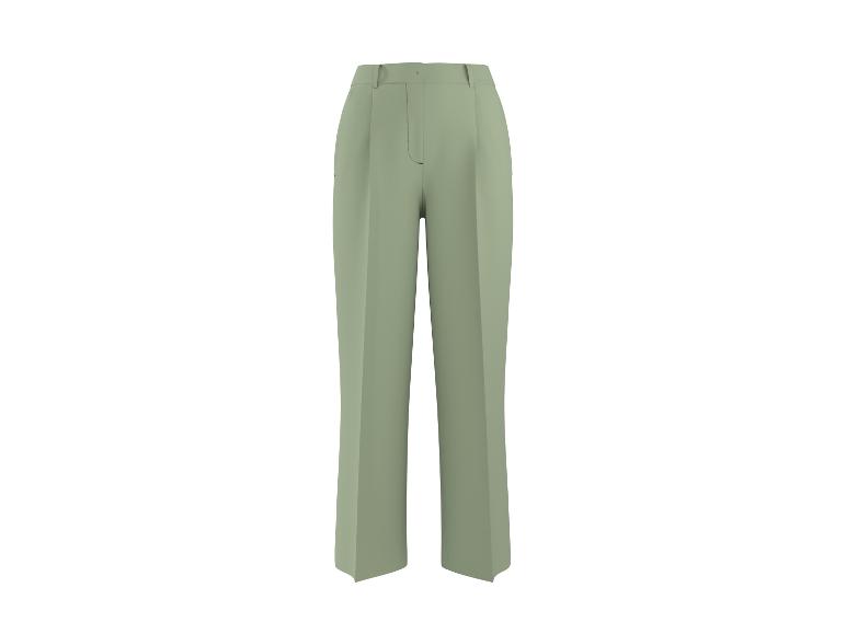 esmara® Dámske nohavice „Wide-Leg“ (zelená, M)